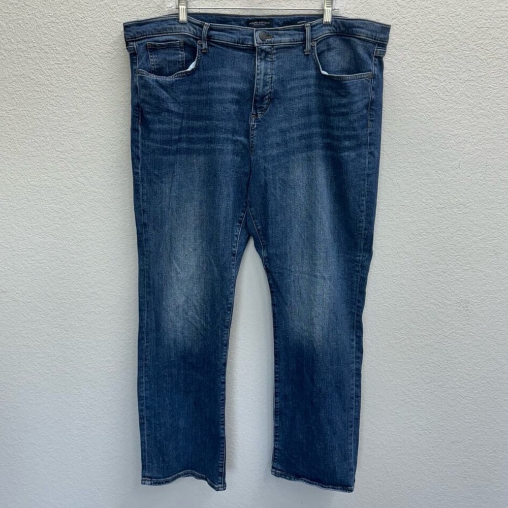 Banana Republic Jeans Women's Plus Size 35 Dark Girlfriend Straight Leg 18 20
